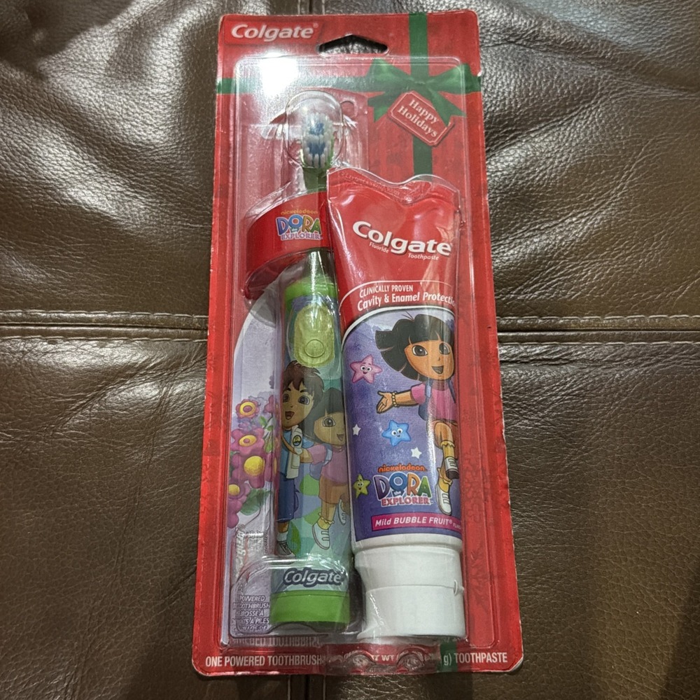 Colgate Dora The Explorer Electric Toothbrush Kids OS Multicolor 2012 New